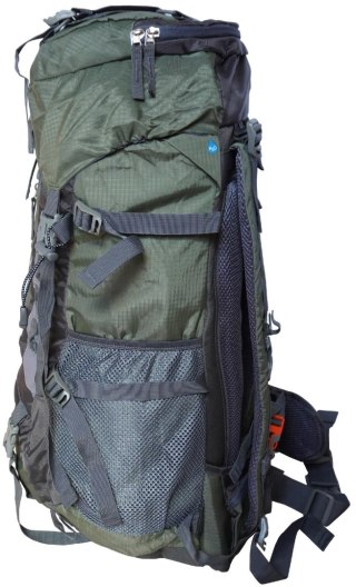 Plecak Turystyczny do Wędrówek Damski Męski Zielony Pojemny KUBISPORT 60 L