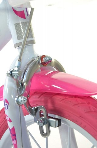 Rowerek Rower Dziecięcy dla Dzieci Dziewczynki z Bocznymi Kółkami DINO 14"