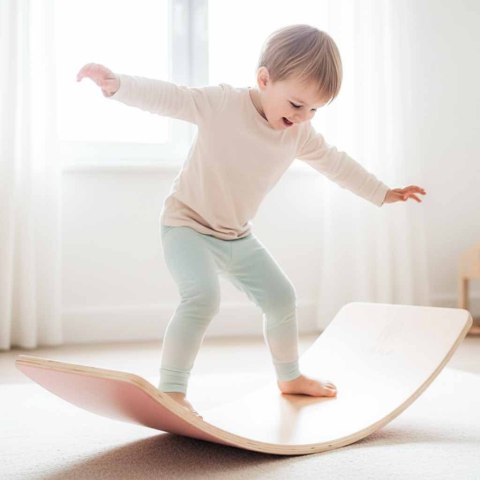 Deska do balansowania z filcem LULILO AJLO różowy