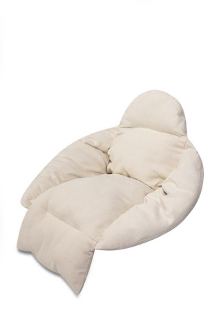 Poduszka LUARO na huśtawkę wiszącą bocianie gniazdo XXL ecru