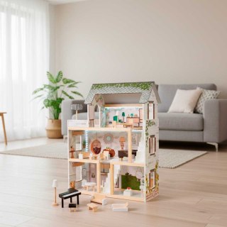 Domek dla lalek drewniany LULILO FLORO boho LED 78cm