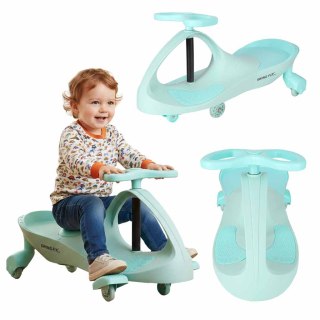 Jeździk grawitacyjny LED Swing Fix S3 świecące koła miętowy