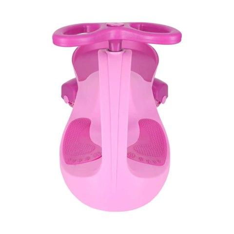 Jeździk grawitacyjny LED Swing Fix S3 świecące koła różowy