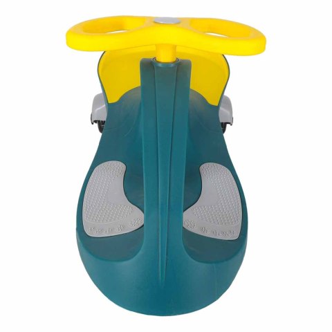 Jeździk grawitacyjny świecące koła LED butelkowy żółty