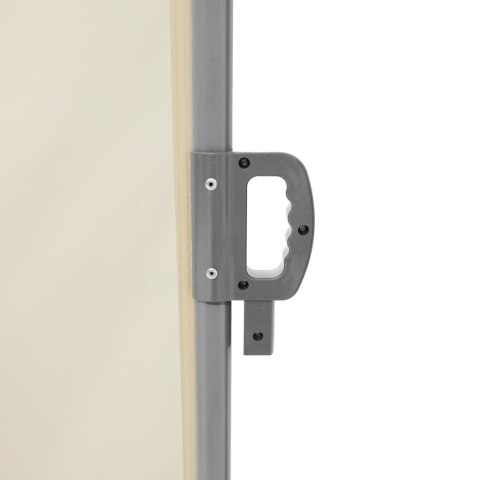 Markiza narożna boczna tarasowa LUARO parawan zwijany 181 x 620 cm beżowy