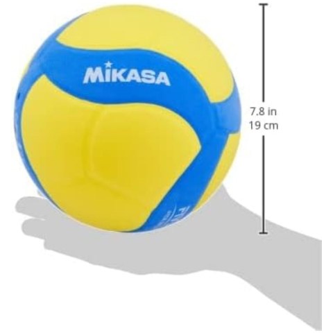 Piłka do Siatkówki MIKASA Siatkowa Halowa Rozmiar 4 VS160W Niebieska Lekka