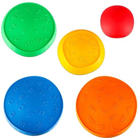 Ścieżka sensoryczna kamienie rzeczne do treningu równowagi podłoga to lawa gra 5szt