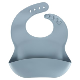 Naczynia silikonowe dla dzieci zestaw 8 elementów niebieski