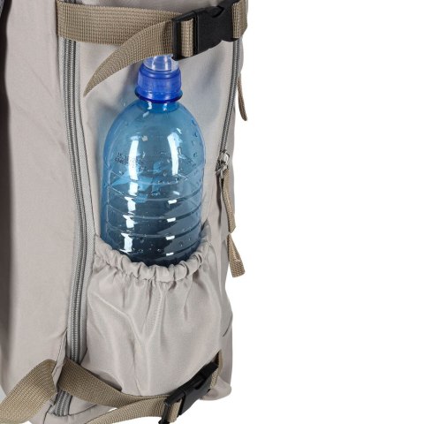 Plecak turystyczny kabinowy podróżny bagaż podręczny szary 45x30 cm