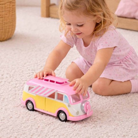 Samochód lodziarnia sklep z lodami kamper rozkładany stolik krzesła 30 elementów