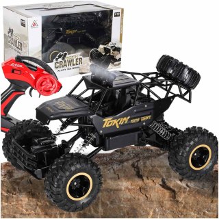 Samochód zdalnie sterowany na pilota RC Rock Crawler 1:12 4WD METAL czarny