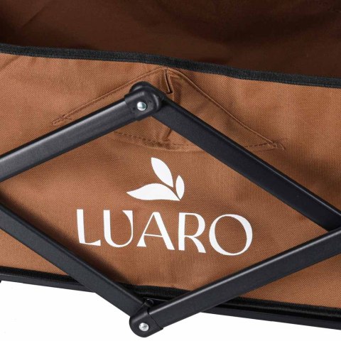 Wózek transportowy LUARO plażowy składany ze stolikiem 2w1