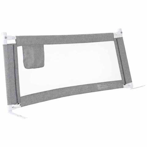 Barierka do łóżka ochronna zabezpieczenie blokada osłona 140cm szara