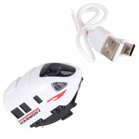 Klocki magnetyczne konstrukcyjne tor wyścigowy pociągi 65 elementów