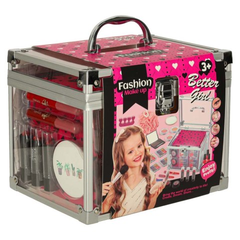 Kuferek zestaw kosmetyków do makijażu domowe spa walizka XXL