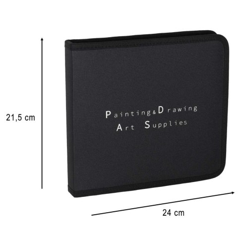 Ołówki do szkicowania rysowania zestaw plastyczny 54 elementy