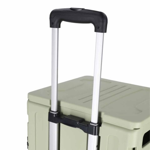 Wózek transportowy na zakupy LUARO składany 8 kółek pokrywka