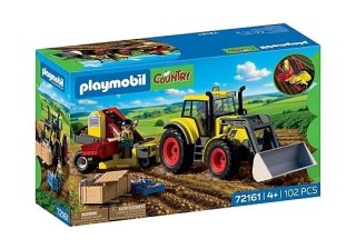 DUŻY CIĄGNIK Z KOMBAJNEM