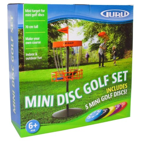 Gra Ogrodowa Zestaw Mini Disc Golf SCHILDKRÖT Kosz + 4 Dyski