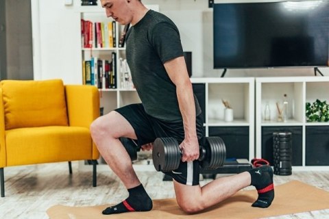 Hantel Regulowany MASTER Spin 2-28 kg Hantla Ciężarek Regulacja
