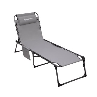 Leżak Składany Regulowany Kempingowy Ogrodowy KING CAMP Magnolia B40 190 cm