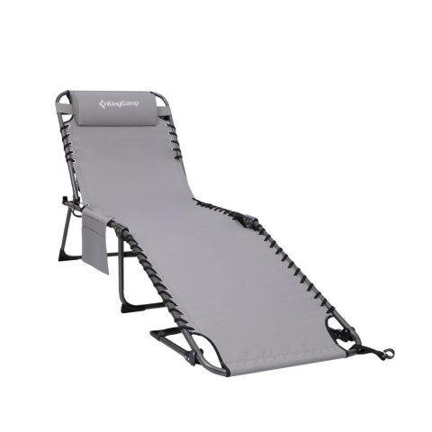 Leżak Składany Regulowany Kempingowy Ogrodowy KING CAMP Magnolia B40 190 cm