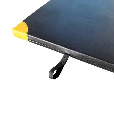 Materac Do Ćwiczeń Składany 3-Częściowy MASTER PE 200x120x5 cm Czarny