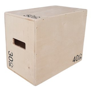 Skrzynia Plyometryczna Drewniana Do Crossfitu MASTER Plyo Box 3w1