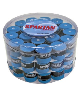 Owijki Do Rakiety Tenisowej SPARTAN Soft Grip Niebieskie 30 Sztuk 0.75mm