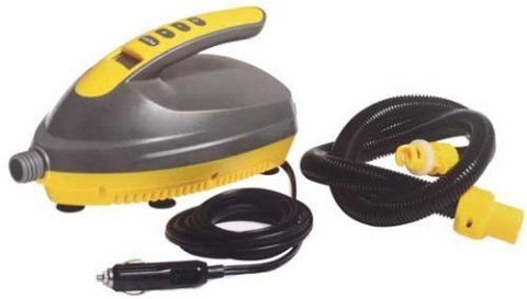 Pompka Elektryczna Samochodowa 12V SPARTAN do Deski SUP Pontonu LCD 16 PSI