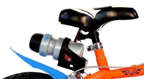 Rowerek Dziecięcy 14 Cali Hot Wheels Pomarańczowy Hamulec Dino Bikes