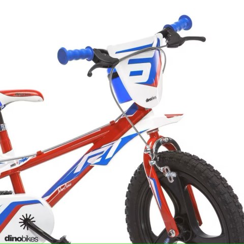 Rowerek Dziecięcy 14 Cali R1 Sport Czerwony Hamulec Dino Bikes