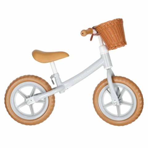 Rowerek biegowy Trike Fix Balance z koszykiem brązowy