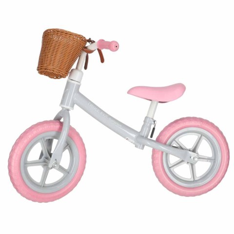 Rowerek biegowy Trike Fix Balance z koszykiem różowy