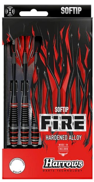 Rzutki Lotki Soft Dart Elektroniczny HARROWS FIRE HIGH GRADE ALLOY 20g