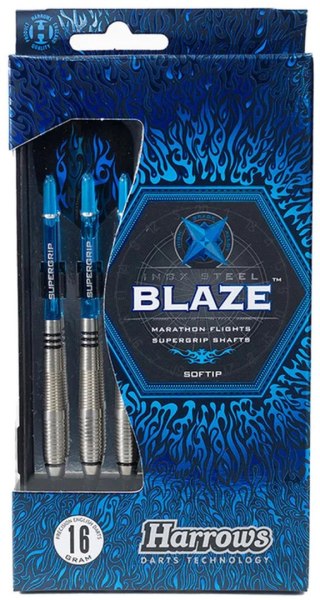 Rzutki Lotki Soft Tip do Darta Elektronicznego HARROWS BLAZE SOFT 16g