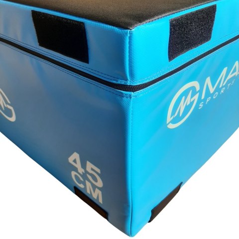 Skrzynia Plyometryczna Soft Plyo Box MASTER 90x75x45 cm Miękka Piankowa