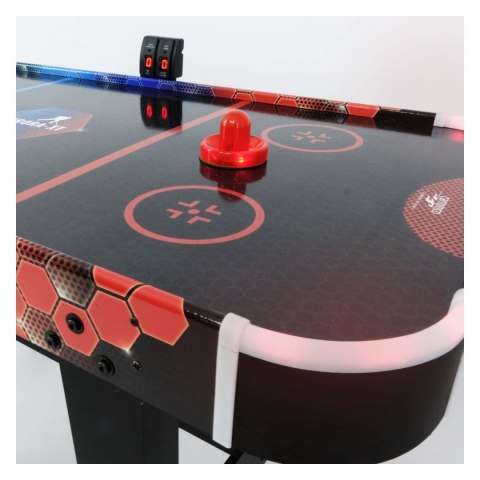Stół Air Hockey Cymbergaj LED Aurora-XT 4ft Gry Dzieci Podświetlenie