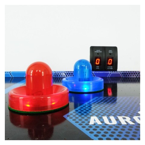 Stół Air Hockey Cymbergaj LED Aurora-XT 4ft Gry Dzieci Podświetlenie