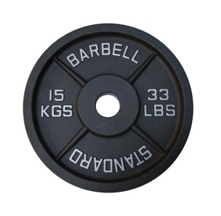 Talerz Ciężar Obciążenie Olimpijskie Żeliwne Solidne KUBISPORT 15 kg 50mm