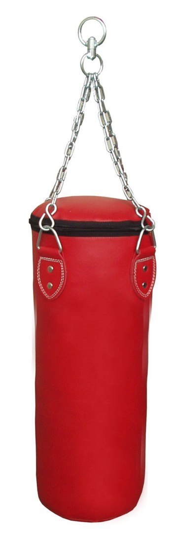 Worek Bokserski Treningowy do Boksowania Boksu Czerwony KUBISPORT 90 cm