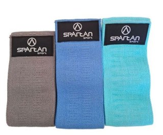 Zestaw Gumy Taśmy Oporowe Treningowe Mini do Ćwiczeń Solidne SPARTAN 3 szt.