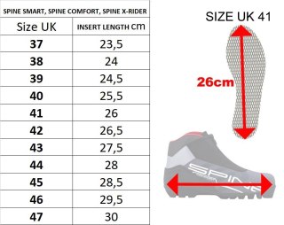 Buty do Narciarstwa Biegowego Biegówki Damskie Spine Comfort+ SNS roz.37