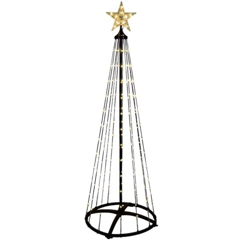 Choinka Stożkowa Świecąca LED 150 cm 154 Diody Pilot IP44 Zewnętrzna ORION