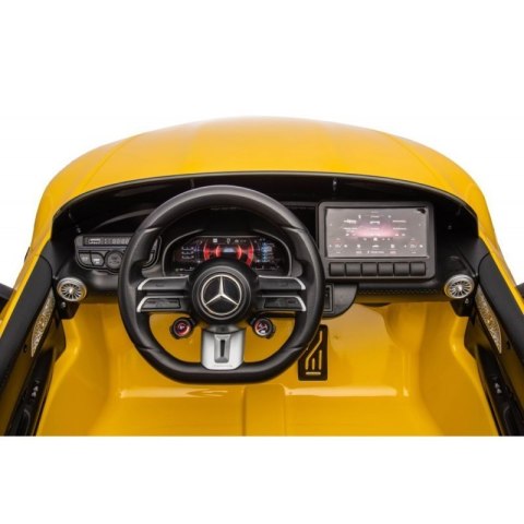 Pojazd dk-sl63 mercedes sl63 yellow EUROBABY
