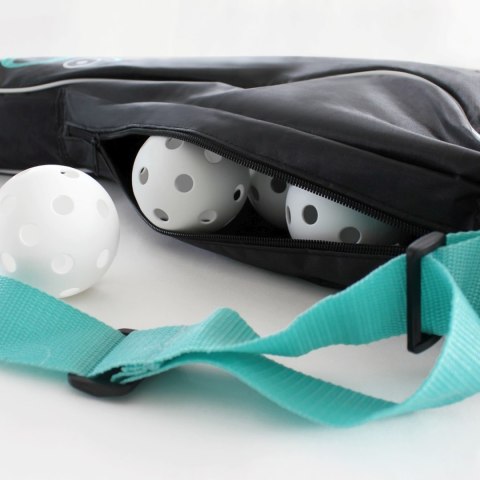Torba na 4 Kije do Unihokeja Czarna Solidna Wytrzymała KUBISPORT 114 cm