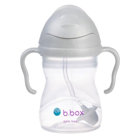 Bidon ze słomką 240ml szary BBOX