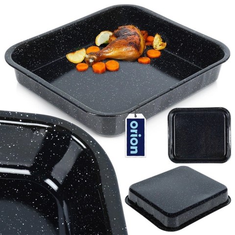 Emaliowana Brytfanna Pojemna Nieprzywierająca ORION 8 L