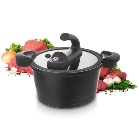 Garnek Ciśnieniowy Szybkowar Granitowy Indukcja Gaz ORION 26 cm 5,5 L