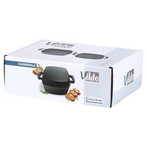 Garnek z pokrywką żeliwny 2w1 CAST LINE 25 cm 4,5 l / 1,8 l